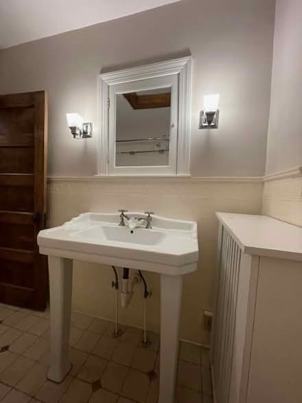 Photo of free Console Bathroom Sink (D St. and 6th St. NE) #1