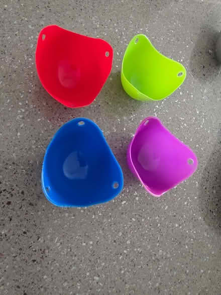 Photo of free Four silicone egg poachers (Skipton BD23) #1