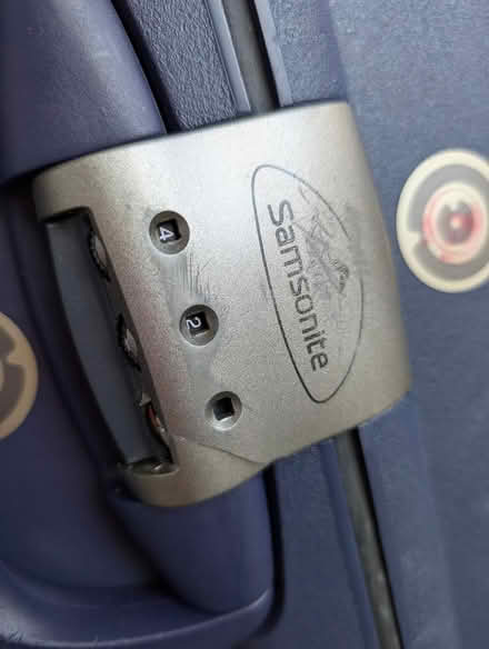 Photo of free Samsonite suitcase-broken main lock (BR6) #2