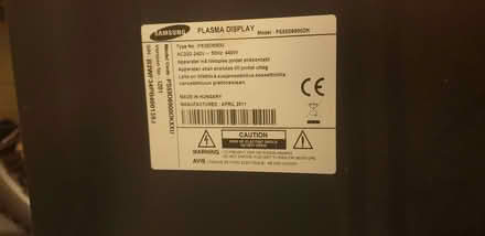 Photo of free 59 inch Samsung 3D Plasma TV (Newcastle Central) #1