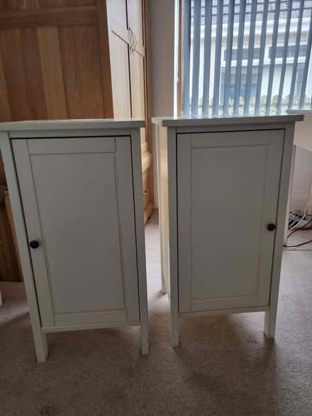 Photo of free 2 Bedside cupboards (Bare LA4) #1