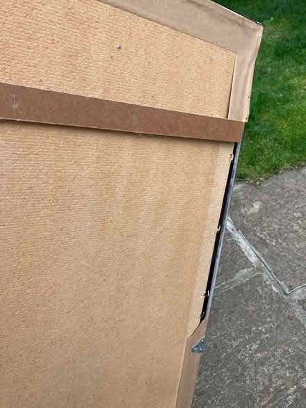 Photo of free Blue fabric covered notice board (Whittlesford, CB22) #2