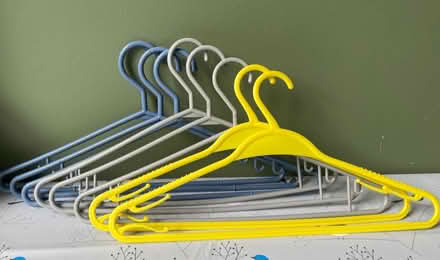 Photo of free 8 thin plastic coat hangers (Edinburgh EH4) #1