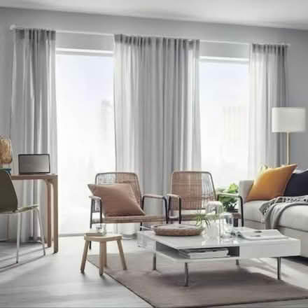 Photo of free Ikea curtains + curtain rod (E8) #3