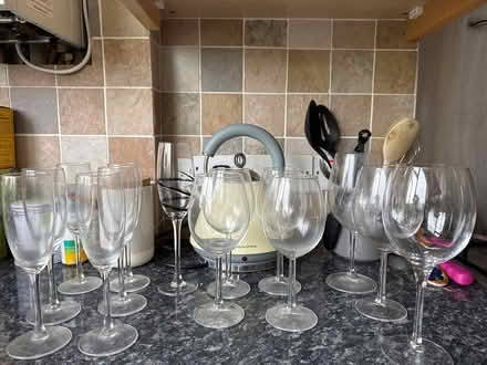 Photo of free Various wine glasses (Surbiton KT5) #2