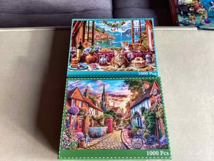 Photo of free Two 1000 pieces puzzles (Fords Farm RG30) #1