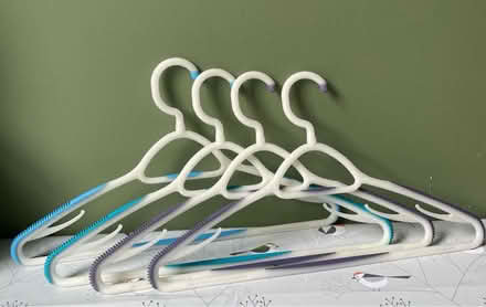Photo of free 40 sturdy plastic coat hangers (Edinburgh EH4) #1