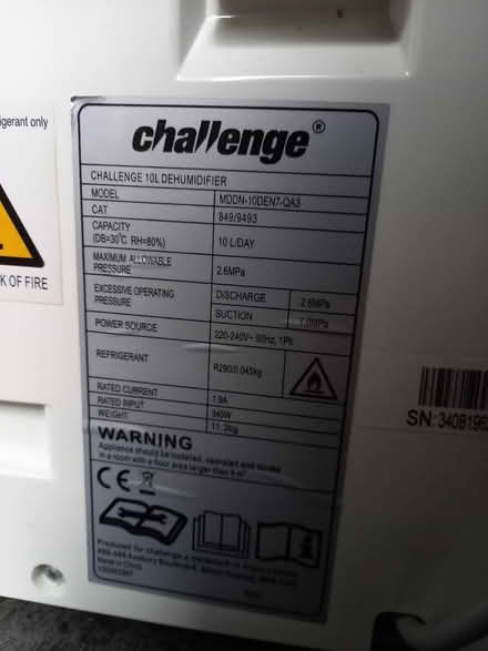 Photo of free Dehumidifier (E8 2lr) #3