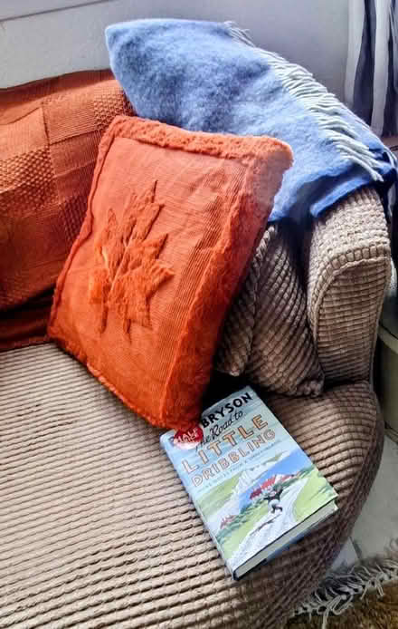 Photo of free Cuddle chair from SCS brown cord (Broomridge FK7) #3