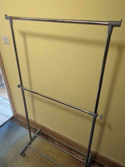 Photo of free Wheeled wardrobe rail (Bare, LA4) #1