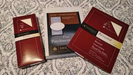 Photo of free Assorted resume paper (Basking Ridge) #1