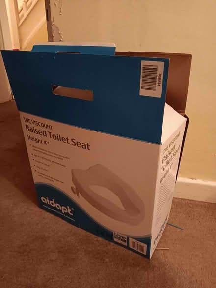 Photo of free Raised Toilet Seat 4" (Whitefield BL9 (Unsworth)) #2