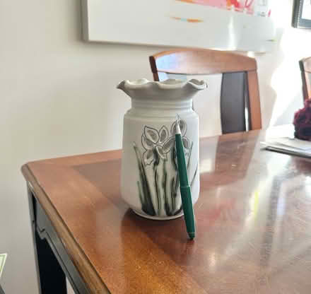 Photo of free Iris vase (Lawrence and Pruneridge) #1