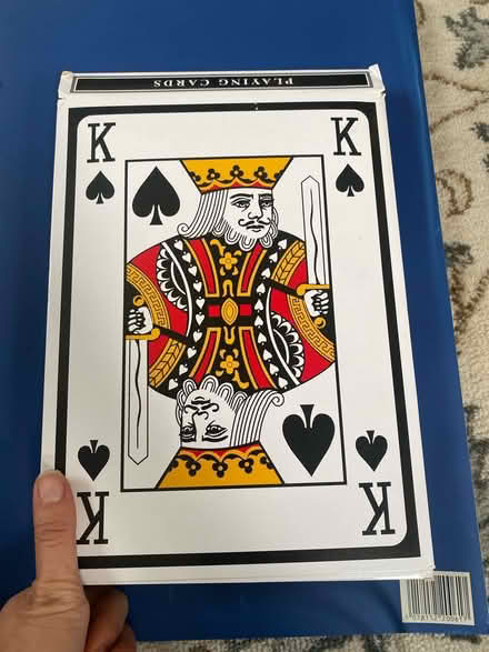 Photo of free Large A4 size playing cards (N14 Oakwood Park) #1