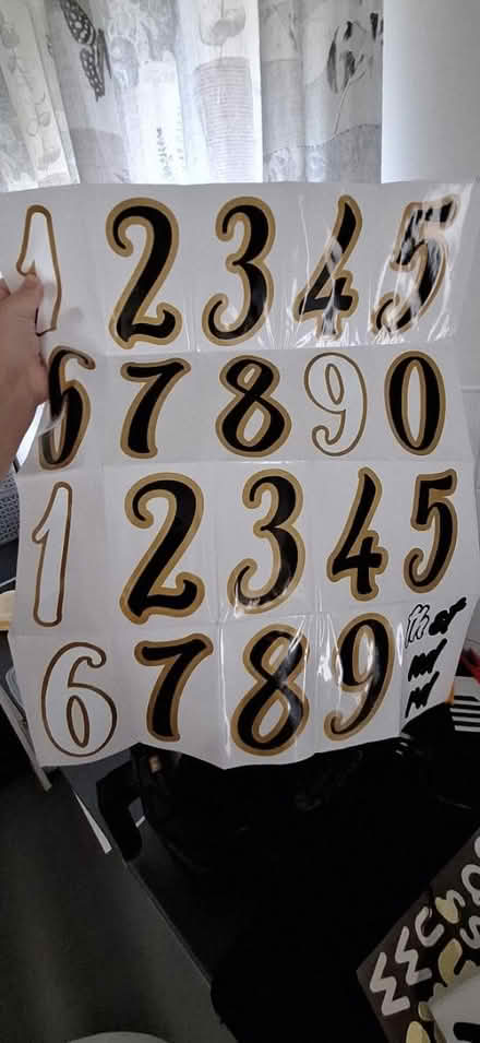 Photo of free Large number stickers (Finchley N2) #2