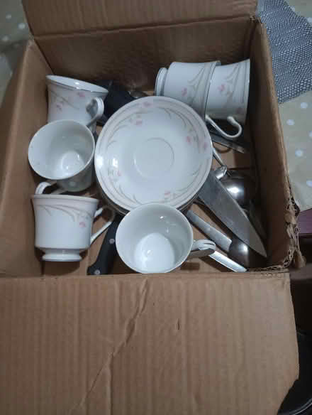 Photo of free Mixed cutlery and cups and saucers (Bootle., L20.) #2