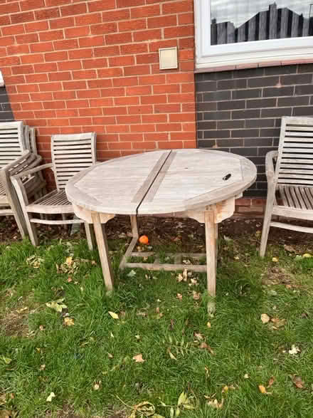 Photo of free Table and chairs (Stafford ST17) #3