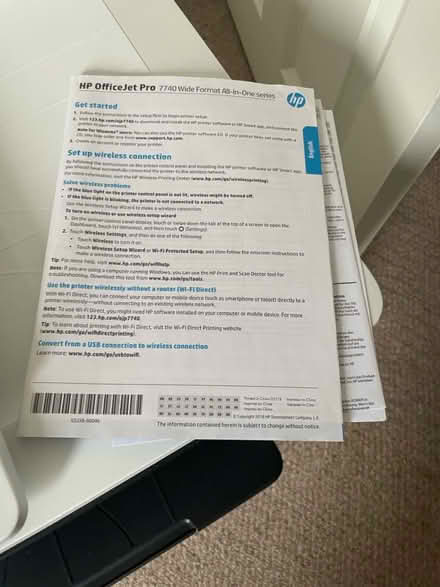 Photo of free HP Printer (Oxford, OX4) #3
