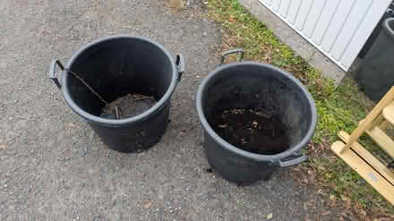 Photo of free 2 black plastic tubs (BA1) #1