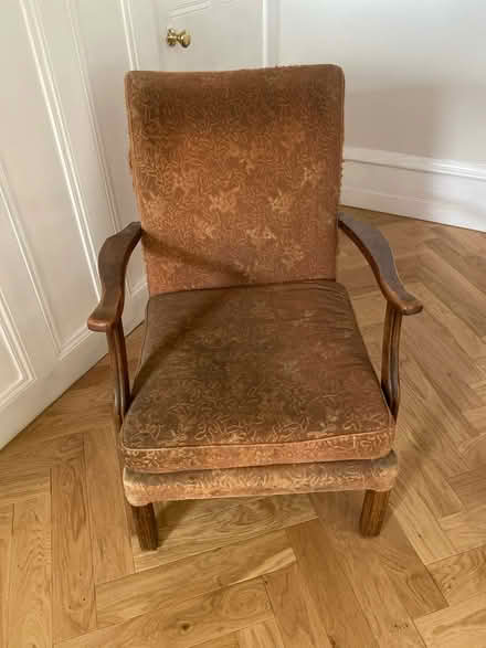 Photo of free Vintage fireside armchair (L17 Sefton Park area) #1