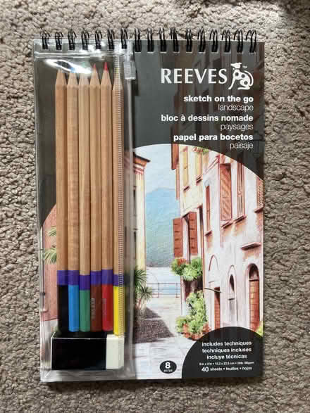 Photo of free Sketchbook and Colored Pencils (Sunnyvale - nr Ponderosa Park) #1