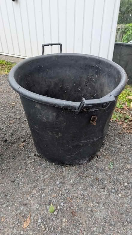 Photo of free 2 black plastic tubs (BA1) #2