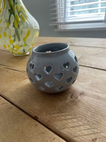 Photo of free Grey tea light holder (SW11) #3