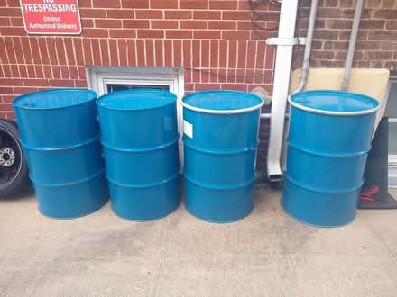 Photo of free Steel Drums 55gal (2pcs) (Morris Park) #1