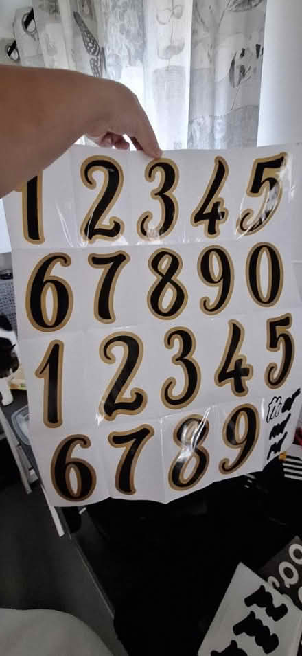 Photo of free Large number stickers (Finchley N2) #1