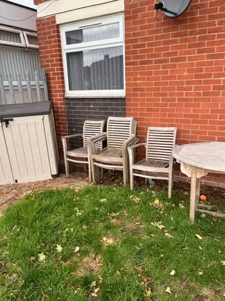 Photo of free Table and chairs (Stafford ST17) #2