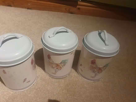 Photo of free Tea, coffee and sugar tins (Odd Down) #2