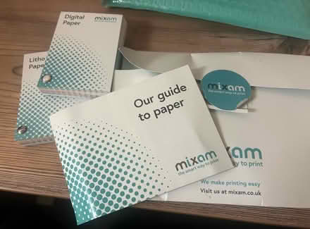 Photo of free Mixam Print sample set (Shenley Lodge MK5) #1