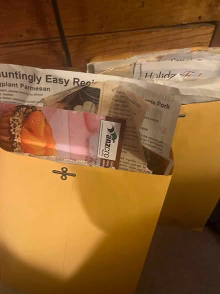 Photo of free 3 Manila Envelopes Full of Recipes (Lakewood) #2