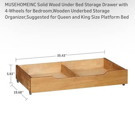 Photo of free Under Bed Storage Drawer (Vallejo, CA) #1