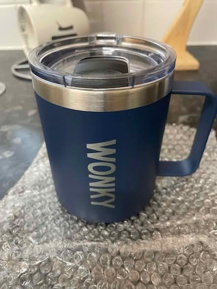 Photo of free Travel Mug - Metal - Blue (Cambridge CB4) #3