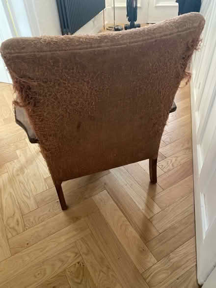 Photo of free Vintage fireside armchair (L17 Sefton Park area) #3