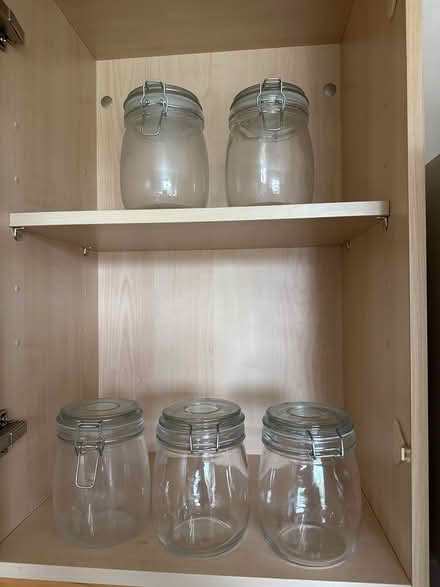 Photo of free 5 jars (Surbiton KT5) #1