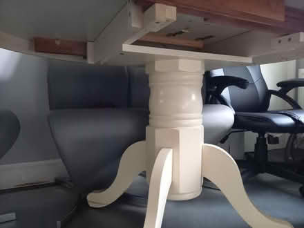 Photo of free Oval wood dining table and chairs (E8) #2