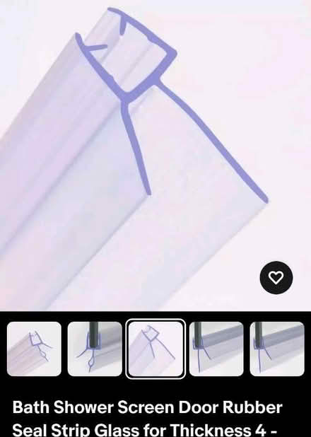 Photo of free Bath Shower Rubber Seal Strip 16mm (Beeston NG9) #2