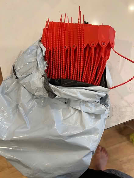 Photo of free ~95 Plastic Tamper Seals (Adams Morgan) #1