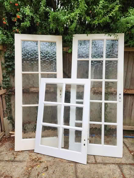 Photo of free 2.5 wood/glass internal doors (GL53, Leckhampton, Cheltenham) #1