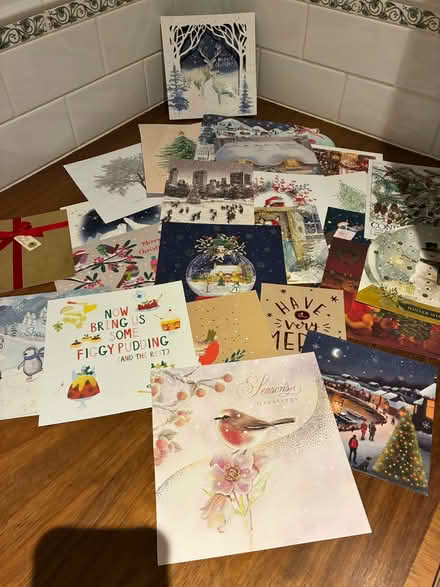 Photo of free Used Xmas cards for crafts/gift tags. (Penarth CF64) #1