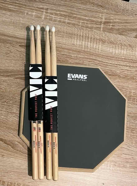 Photo of free Drums Practice Pad + Drumsticks (Nottingham) #1