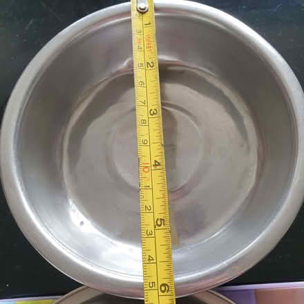 Photo of free 3 steel pet dishes. (Northop Hall CH7) #3