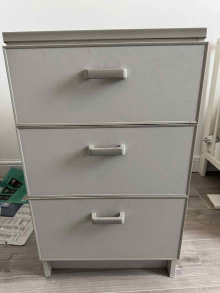 Photo of free Grey chest of drawers (Hale Village) #1
