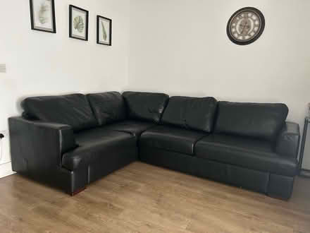 Photo of free Leather Sofa (Stepney Green E1) #1