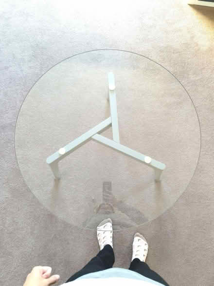 Photo of free Glass coffee table (Over) #1