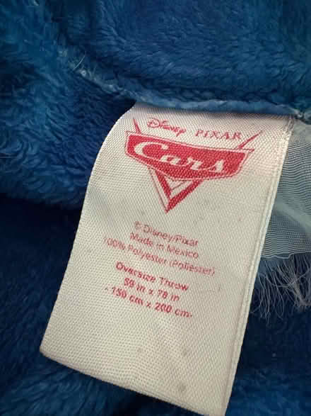 Photo of free Fleece oversized Disney Cars Throw (Stanley DE7) #2