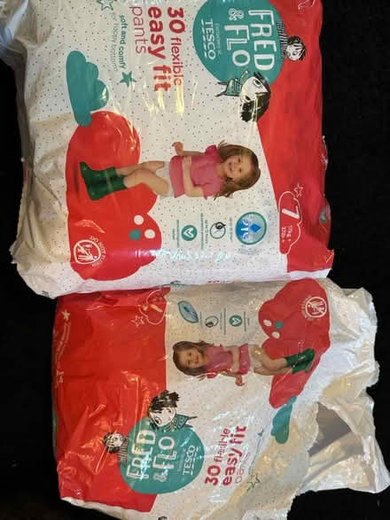 Photo of free Size 7 pull up Tesco nappies (Shenley Brook end MK5) #1