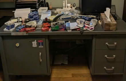 Photo of free Metal desk (Damascus MD) #1